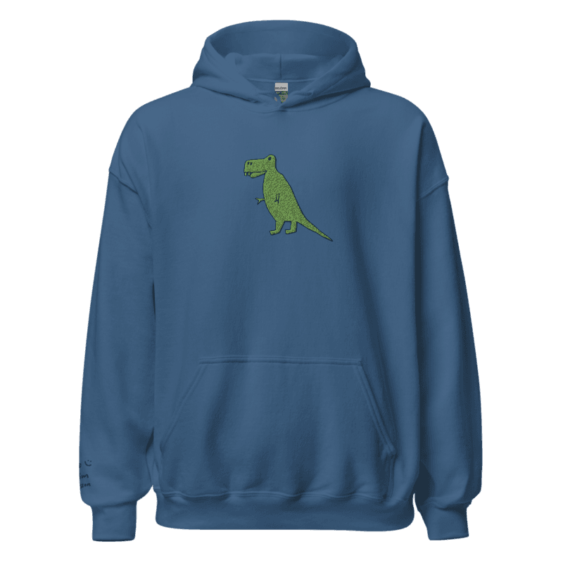 Green T-rex Hoodie