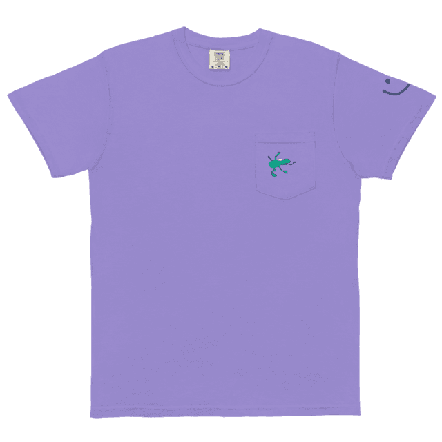 Frog garment-dyed pocket t-shirt