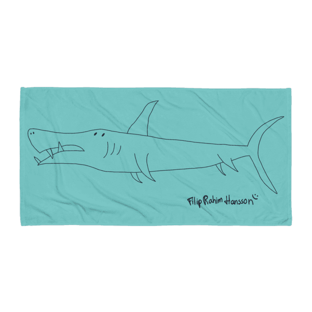 Sharky blue Towel